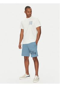 Lacoste Szorty sportowe GH0286 Niebieski Regular Fit. Kolor: niebieski. Materiał: bawełna. Styl: sportowy