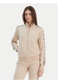Guess Bluza V2YQ16 KB3P2 Beżowy Regular Fit. Kolor: beżowy. Materiał: syntetyk, bawełna #1
