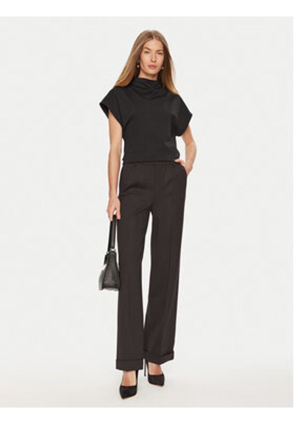 ViCOLO Spodnie materiałowe TS0116 Brązowy Regular Fit. Kolor: brązowy. Materiał: syntetyk