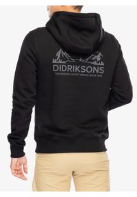 Bluza z kapturem męska Didriksons Ven Hoodie Lands. Typ kołnierza: kaptur. Kolor: czarny