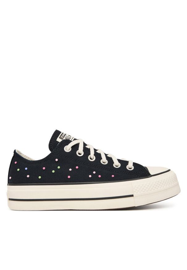 Converse Trampki Chuck Taylor All Star Lift Platform Mini Studs A19141C Czarny. Kolor: czarny. Materiał: materiał. Obcas: na platformie