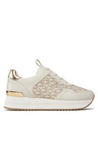 MICHAEL Michael Kors Sneakersy Raina Trainer 43R4RNFSAB Écru. Materiał: skóra