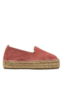 Manebi Espadryle Hamptons Double Sole Espadrilles R 7.0 D0 Różowy. Kolor: różowy. Materiał: zamsz, skóra