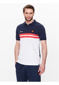 Ellesse Polo Muccio SHR16895 Granatowy Regular Fit. Typ kołnierza: polo. Kolor: niebieski. Materiał: bawełna