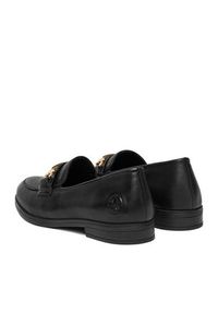 Rieker Loafersy 46262-01 Czarny. Kolor: czarny. Materiał: skóra