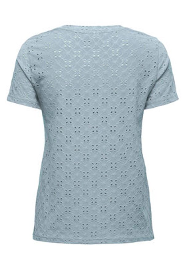 JDY T-Shirt 15158450 Błękitny Regular Fit. Kolor: niebieski. Materiał: syntetyk