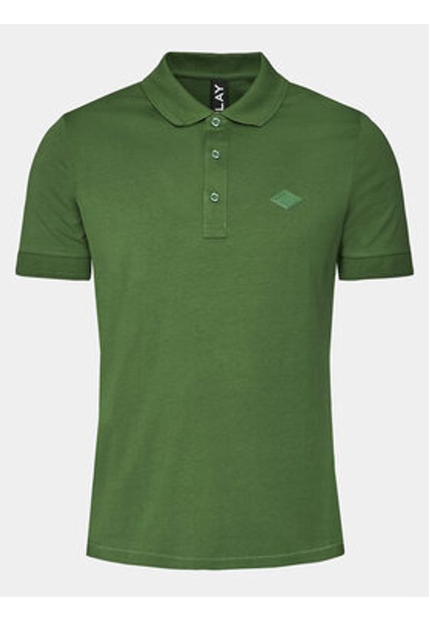 Replay Polo M6548.000.23070 Zielony Regular Fit. Typ kołnierza: polo. Kolor: zielony. Materiał: bawełna