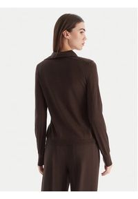 Weekend Max Mara Sweter Cappa 2525366052 Brązowy Regular Fit. Kolor: brązowy. Materiał: wełna #3