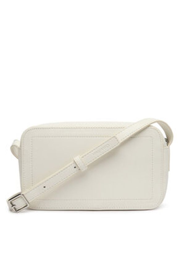 Calvin Klein Torebka Bold Ck Camera Bag LV04F3220G Biały. Kolor: biały. Materiał: skórzane