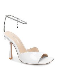 Eva Minge Sandały STEPHANIE-V1051L-01 Biały. Kolor: biały. Materiał: skóra, lakier #3