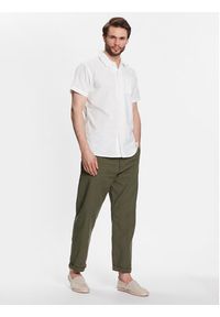 INDICODE Spodnie materiałowe Clio 60-301 Khaki Regular Fit. Kolor: brązowy. Materiał: materiał, bawełna #3