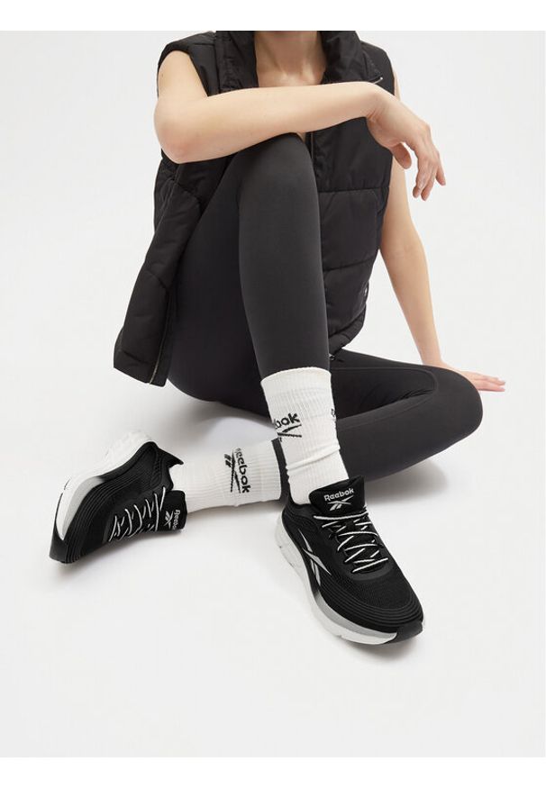 Reebok Buty do biegania ROAD STRIDER 100233959 Czarny. Kolor: czarny. Materiał: materiał