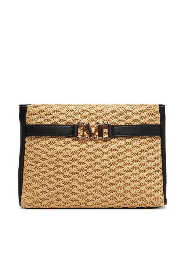 Torebka Max Mara Beachwear. Kolor: beżowy