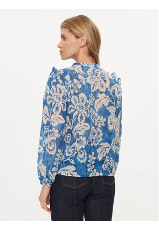 Luisa Spagnoli Koszula Bacca 540789 Niebieski Regular Fit. Kolor: niebieski. Materiał: włókno