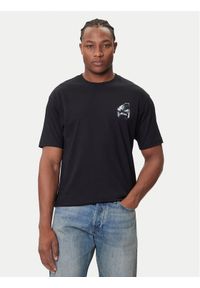 BOSS T-Shirt 50546374 Czarny Relaxed Fit. Kolor: czarny. Materiał: bawełna