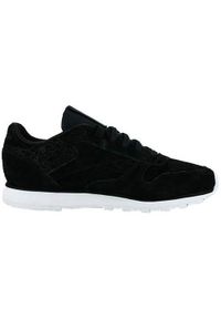 Buty do chodzenia damskie Reebok Classic Leather Woven Emb. Zapięcie: sznurówki. Kolor: czarny, wielokolorowy. Materiał: materiał, syntetyk, guma. Szerokość cholewki: normalna. Model: Reebok Classic. Sport: turystyka piesza