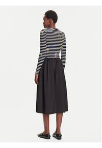 Desigual Sukienka codzienna Raya Hibrida 25WWVW15 Czarny Regular Fit. Okazja: na co dzień. Kolor: czarny. Materiał: syntetyk. Typ sukienki: proste. Styl: casual #2