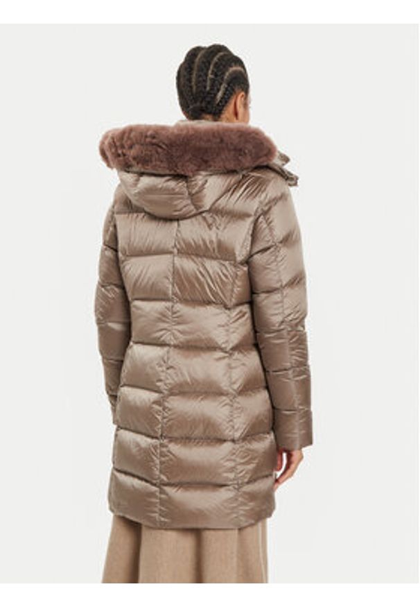 Bomboogie Kurtka puchowa CW636LTDLC4 Brązowy Regular Fit. Kolor: brązowy. Materiał: syntetyk