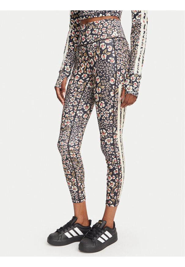 Adidas - adidas Legginsy Farm Rio Optime KR0230 Kolorowy Slim Fit. Materiał: syntetyk. Wzór: kolorowy