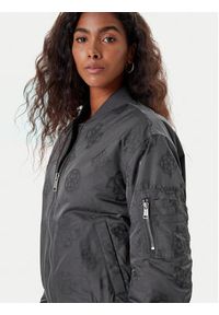 Guess Kurtka bomber W5YL08 WHDK2 Szary Regular Fit. Kolor: szary. Materiał: syntetyk