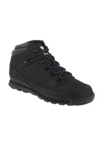 Buty zimowe męskie, Timberland Euro Rock WR Basic. Zapięcie: sznurówki. Kolor: czarny, wielokolorowy. Materiał: zamsz, tkanina, skóra, materiał, syntetyk. Szerokość cholewki: normalna. Sezon: zima. Styl: rockowy. Sport: turystyka piesza