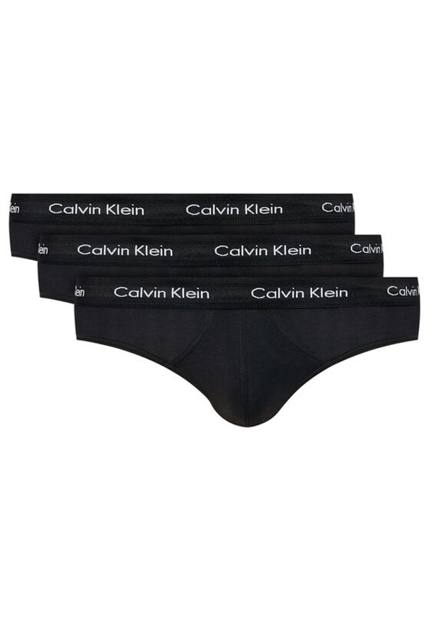 Calvin Klein Underwear Komplet slipów 0000U2661G Czarny. Kolor: czarny. Materiał: bawełna