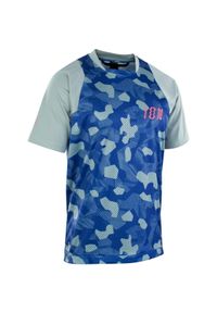 Koszulka rowerowa męska ION Scrub tidal green. Kolor: zielony. Sport: kolarstwo