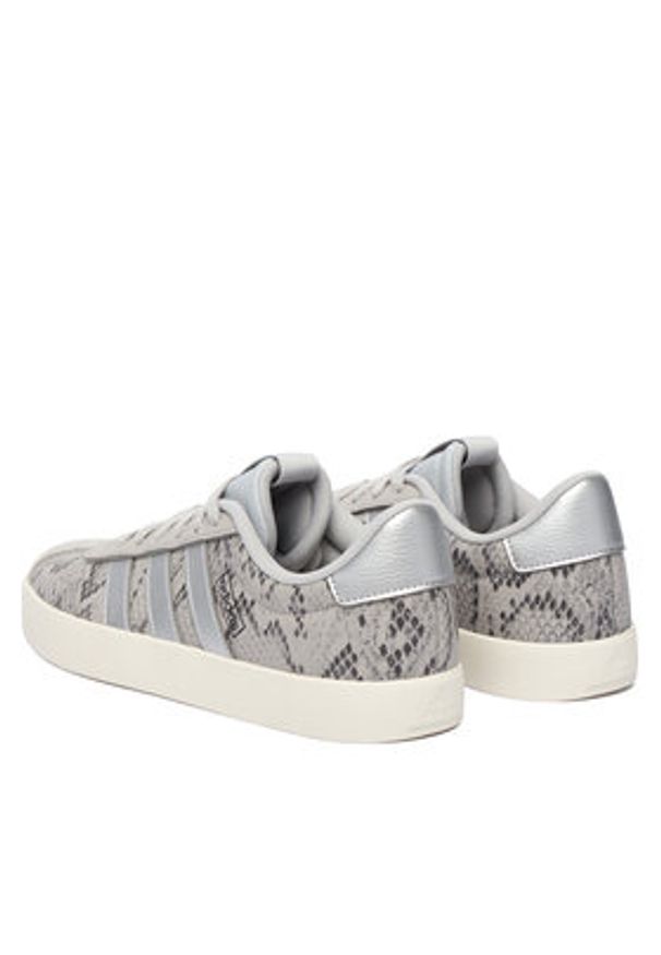 Adidas - adidas Sneakersy VL Court 3.0 JR8669 Szary. Kolor: szary. Materiał: skóra