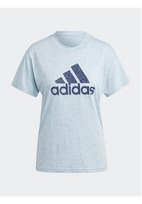 Adidas - adidas T-Shirt Future Icons Winners 3.0 IM2418 Błękitny Regular Fit. Kolor: niebieski. Materiał: syntetyk