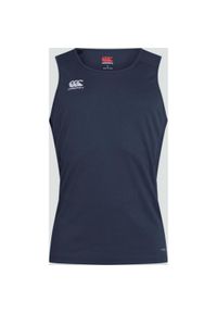 CANTERBURY - Tank top Canterbury Club Dry. Kolor: niebieski. Materiał: poliester. Sport: fitness #1