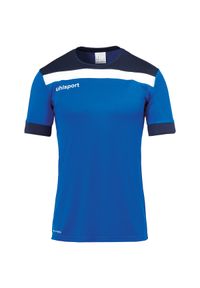 UHLSPORT - Polo Uhlsport Offense 23. Typ kołnierza: polo. Kolor: niebieski. Materiał: materiał. Sport: piłka nożna