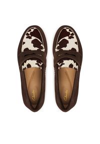 Clarks Lordsy Straven Edge 26186597 Brązowy. Kolor: brązowy. Materiał: skóra #5