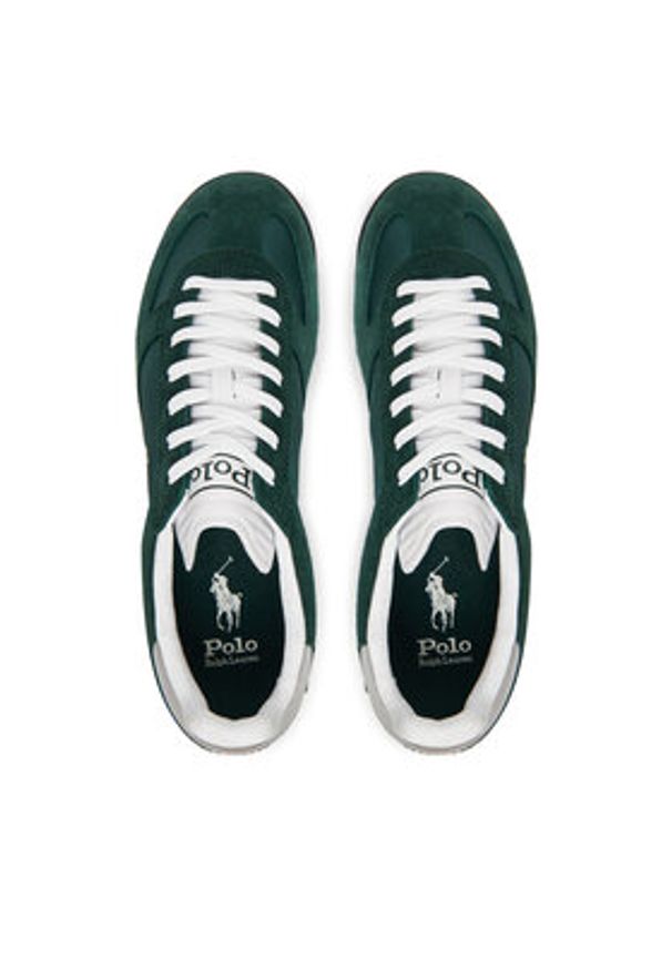 Polo Ralph Lauren Sneakersy 809974041004 Zielony. Kolor: zielony. Materiał: skóra, zamsz
