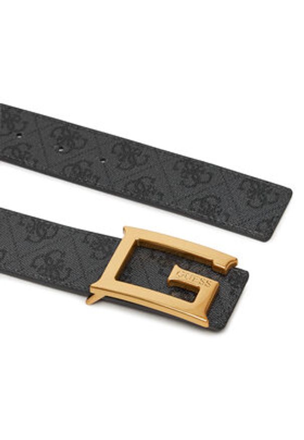Guess Pasek Damski Noreen (SG) Belts BW9153 P4338 Czarny. Kolor: czarny. Materiał: skóra