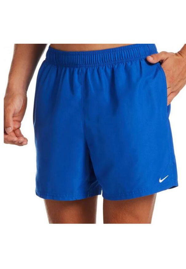 Szorty kąpielowe męskie Nike Essential 5" Volley. Kolor: niebieski. Długość: krótkie. Styl: sportowy