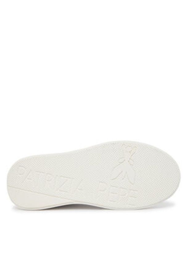 Patrizia Pepe Sneakersy PPJ350/27 Biały. Kolor: biały. Materiał: skóra