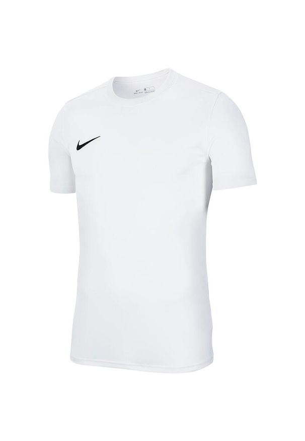 Koszulka piłkarska dziecięca Nike Dry Park VII treningowa szybkoschnąca Dri Fit. Kolor: wielokolorowy, czarny, biały. Technologia: Dri-Fit (Nike). Sport: piłka nożna