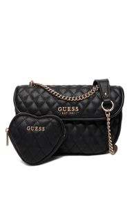 Guess Torebka Atabey HWQG98 94210 Czarny. Kolor: czarny. Materiał: skórzane #1