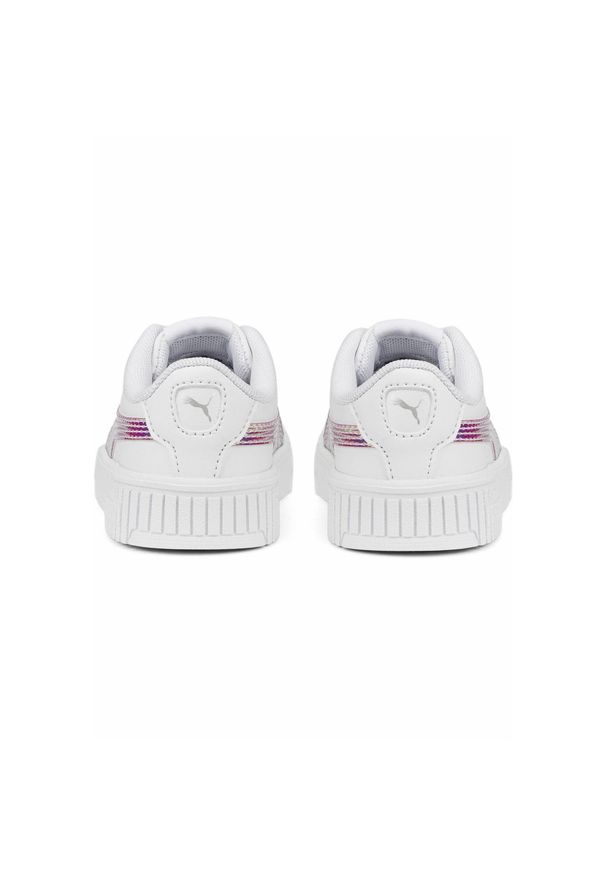 Puma - Sneakersy z alternatywnym zapięciem dla małych dzieci Carina 2.0 Holo PUMA. Okazja: na plażę. Kolor: szary, wielokolorowy, biały. Sezon: lato. Sport: turystyka piesza