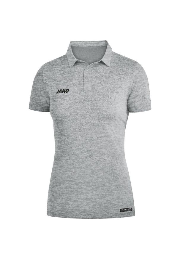 Damska koszulka polo Jako Premium Basic. Typ kołnierza: polo. Kolor: niebieski. Sport: piłka nożna