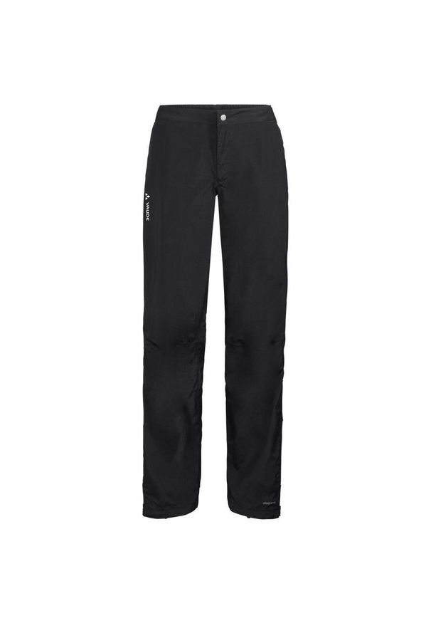 Vaude - Spodnie przeciwdeszczowe damskie VAUDE Yaras III. Kolor: czarny, szary, wielokolorowy. Długość: długie