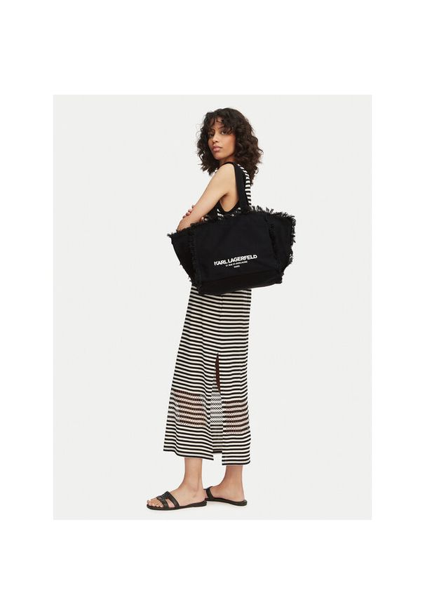 Karl Lagerfeld - Torebka KARL LAGERFELD. Kolor: czarny