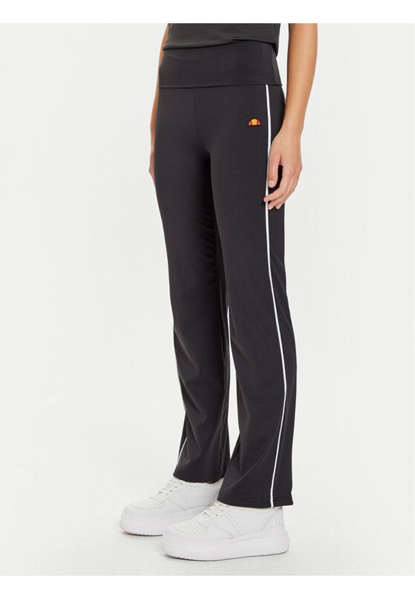 Ellesse Legginsy Vallees SGX20929 Czarny Slim Fit. Kolor: czarny. Materiał: syntetyk