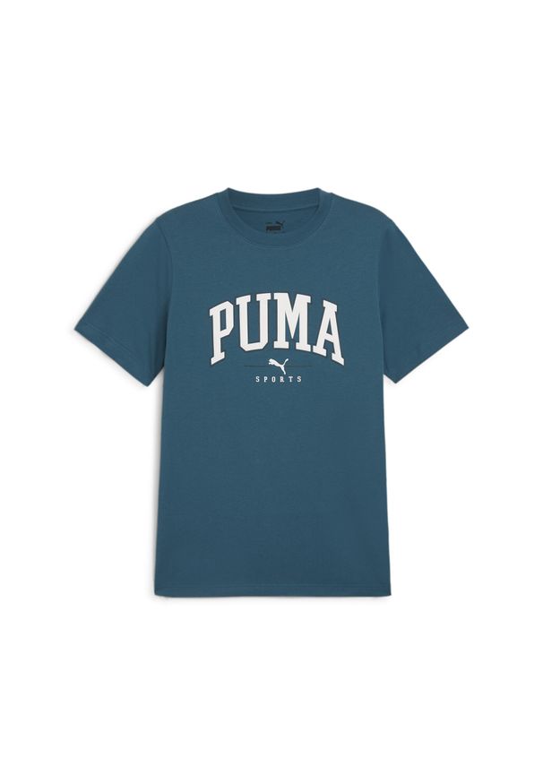 Puma - Męska koszulka PUMA SQUAD PUMA Cold Green. Kolor: zielony. Sport: joga i pilates