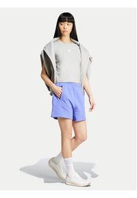 Adidas - adidas Szorty sportowe Essentials French Terry IW5708 Niebieski Loose Fit. Kolor: niebieski. Materiał: bawełna #4