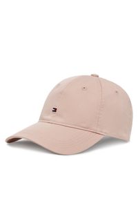 TOMMY HILFIGER - Czapka z daszkiem Tommy Hilfiger. Kolor: różowy