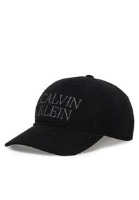 Czapka z daszkiem Calvin Klein. Kolor: czarny #1