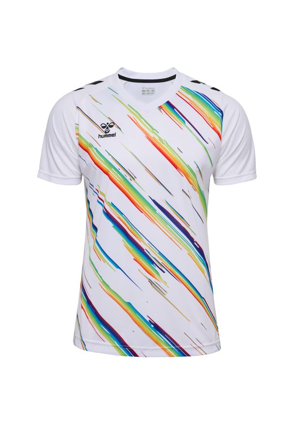 Koszulka dla dzieci Hummel Match Triumph. Kolor: biały, wielokolorowy. Sport: piłka nożna