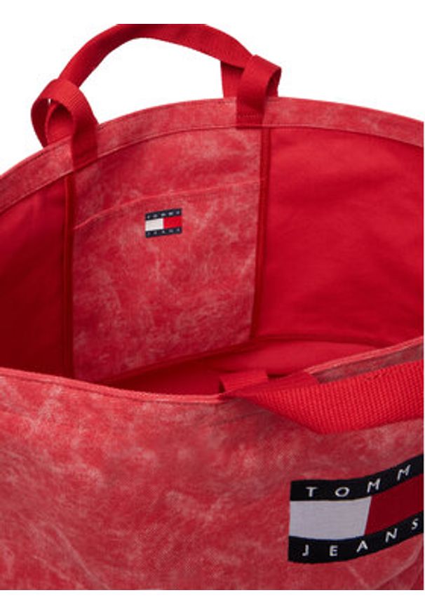 Tommy Jeans Torebka Tjw Wave Flag Med Tote AW0AW18466 Koralowy. Kolor: pomarańczowy