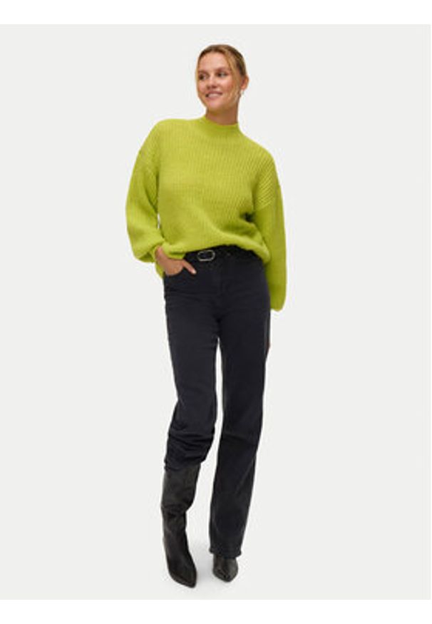 Vero Moda Sweter Ellie 10346753 Żółty Oversize. Kolor: żółty. Materiał: syntetyk